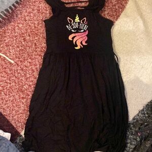 Justice unicorn themed dress